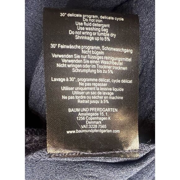 Baum Und Pferdgarten Aneto cut-out midi dress in Navy NWT Blazer Size 36/4 - Picture 7 of 7